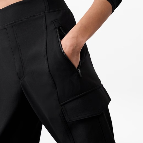 ATHLETA Endless High Rise Cargo Pant - Sz 16 Black - Picture 5 of 5